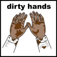 Dirty hands