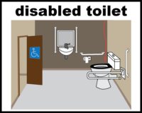 Disabled toilet