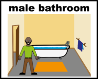 male bathroom